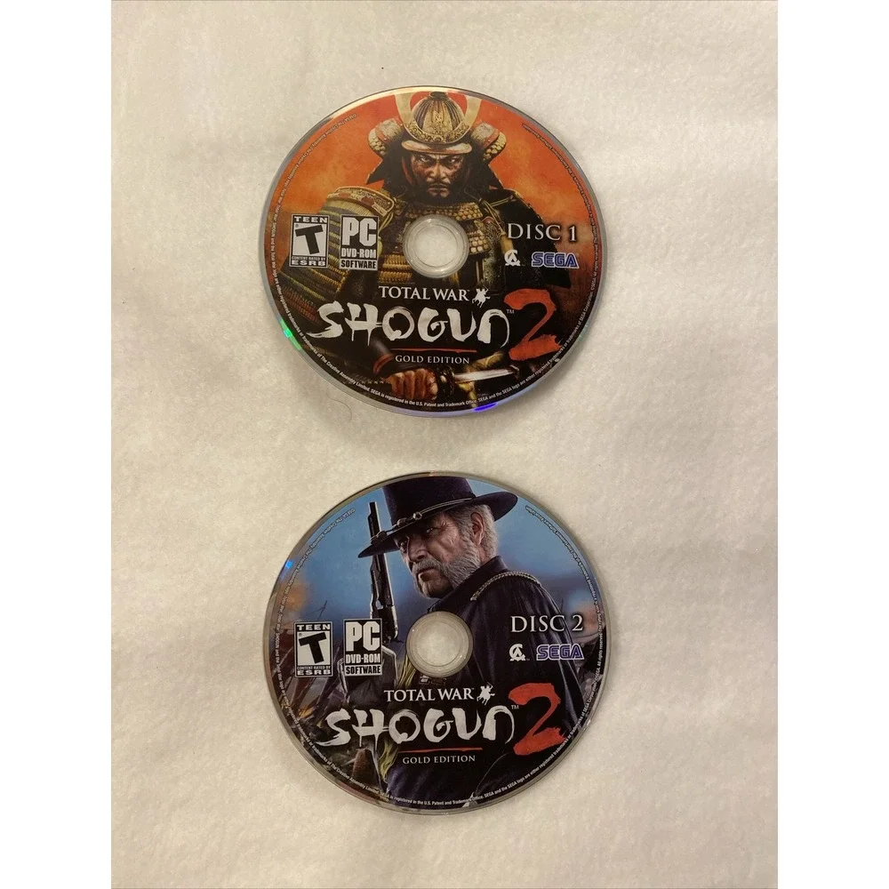 Sega Total War Shogun 2 Gold Edition PC Game DVD-ROM Fall The Samurai Expansion